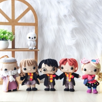 Harry Potter Collection amigurumi pattern by Crocheniacs