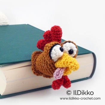 Poultry Paula Bookmark amigurumi pattern by IlDikko
