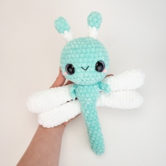 Plush Dania the Dragonfly amigurumi by Theresas Crochet Shop