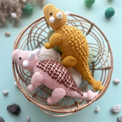 Crochet Dinosaurs, set 2 amigurumi pattern by RNata