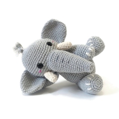 Dusty Elephant amigurumi by Crochetbykim
