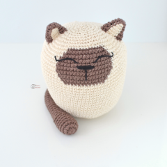 Cat Door Stopper amigurumi pattern by Elisas Crochet