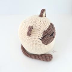 Cat Door Stopper amigurumi by Elisas Crochet