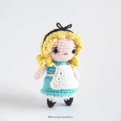 Alice and Cat amigurumi pattern by Lemon Yarn Creations