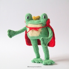 Frog Prince amigurumi by Lemon Yarn Creations