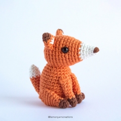 Ginger and Fox amigurumi pattern by Lemon Yarn Creations