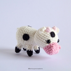 Jack and Cow amigurumi by Lemon Yarn Creations