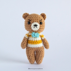 Three Bears amigurumi pattern by Lemon Yarn Creations