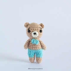 Three Bears amigurumi pattern by Lemon Yarn Creations