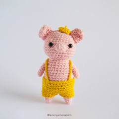 Three Little Pigs amigurumi by Lemon Yarn Creations