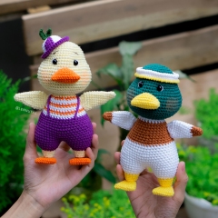 Ducks The Fitness amigurumi pattern by Lennutas