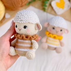 Lilu the little sheep amigurumi by Knit.friends
