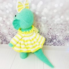 Kira the Dragon amigurumi pattern by Fluffy Tummy