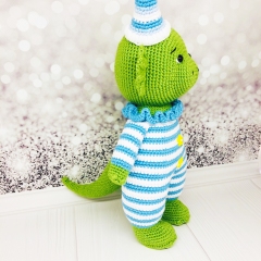 Ollie the Dragon amigurumi pattern by Fluffy Tummy