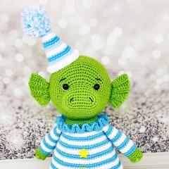 Ollie the Dragon amigurumi pattern by Fluffy Tummy