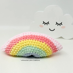 Plush Rainbow Bundle amigurumi by Whimsical Yarn Creations