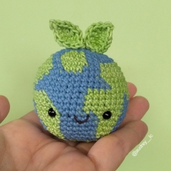Mini Earth Collection amigurumi pattern by Audrey Lilian Crochet
