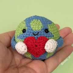 Mini Earth Collection amigurumi by Audrey Lilian Crochet
