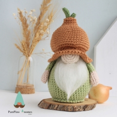 Onion gnome amigurumi by PamPino Gnomes