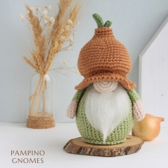 Onion gnome amigurumi pattern by PamPino Gnomes