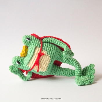 Frog Prince amigurumi pattern by Lemon Yarn Creations