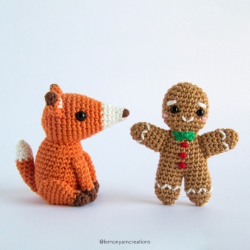 Ginger and Fox amigurumi pattern by Lemon Yarn Creations