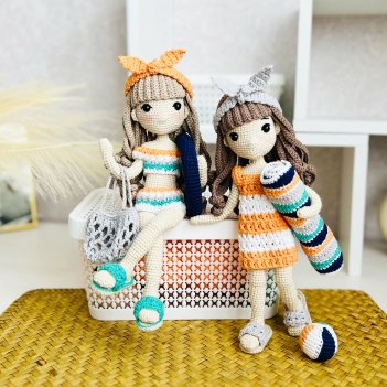 Beach Time amigurumi pattern by Fluffy Tummy