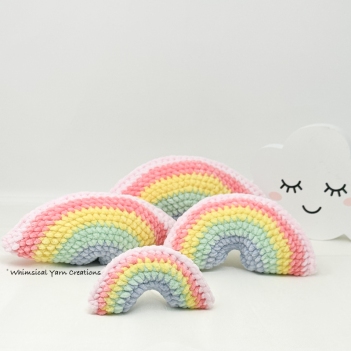 Plush Rainbow Bundle amigurumi pattern by Whimsical Yarn Creations