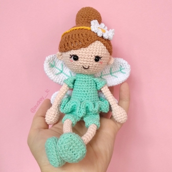 Ella the Spring Fairy amigurumi pattern by Audrey Lilian Crochet
