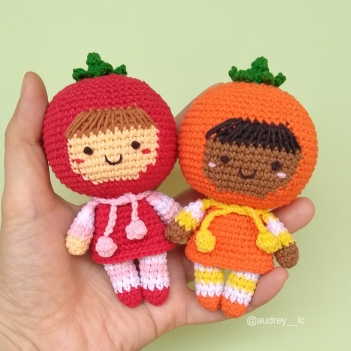 Harvest Sprite amigurumi pattern by Audrey Lilian Crochet