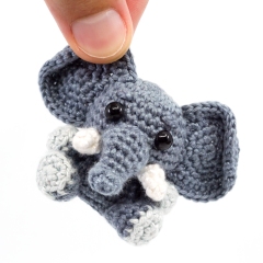 Mini Elephant amigurumi pattern by Supergurumi