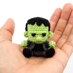 Mini Frankenstein's Monster amigurumi pattern by Supergurumi