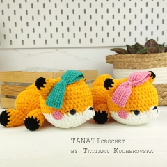2 patterns/fox and bunny amigurumi by TANATIcrochet