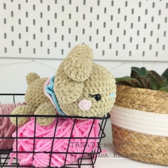 2 patterns/fox and bunny amigurumi pattern by TANATIcrochet