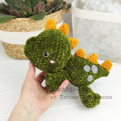 2 patterns/unicorn and dino amigurumi pattern by TANATIcrochet