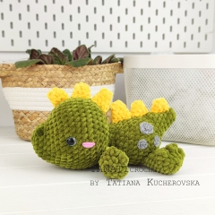 2 patterns/unicorn and dino amigurumi by TANATIcrochet