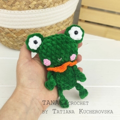 Little frog amigurumi by TANATIcrochet