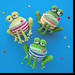 Miron the Frog  amigurumi pattern by Natura Crochet
