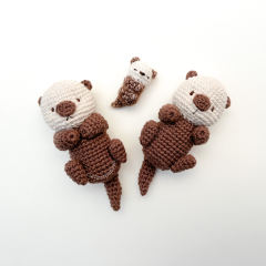 Sea Otter Crochet Pattern amigurumi by Curiouspapaya