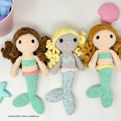 Aurora the Mermaid amigurumi by Whimsical Yarn Creations