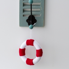 Lighthouse with lifebuoy amigurumi by TwoLoops