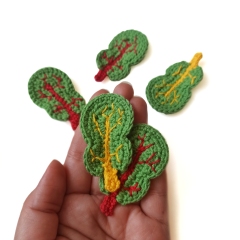 Chard - Play food vegetable amigurumi pattern by Mommys Bunny Crafts