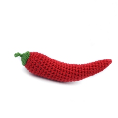 Chili pepper - Play food vegetable amigurumi pattern by Mommys Bunny Crafts