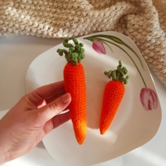 Carrot - Play food vegetable amigurumi by Mommys Bunny Crafts