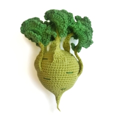 Kohlrabi - Play food vegetables amigurumi pattern by Mommys Bunny Crafts