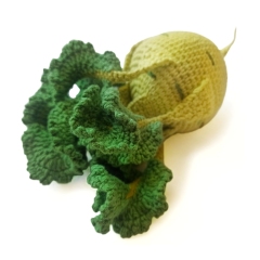 Kohlrabi - Play food vegetables amigurumi by Mommys Bunny Crafts