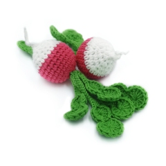 Radish - Play food veggies amigurumi by Mommys Bunny Crafts