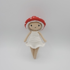 Mushroom Sprite amigurumi pattern by Critter Stitch