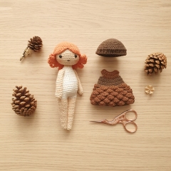 Pine Sprite amigurumi pattern by Critter Stitch