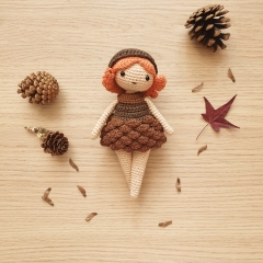 Pine Sprite amigurumi pattern by Critter Stitch